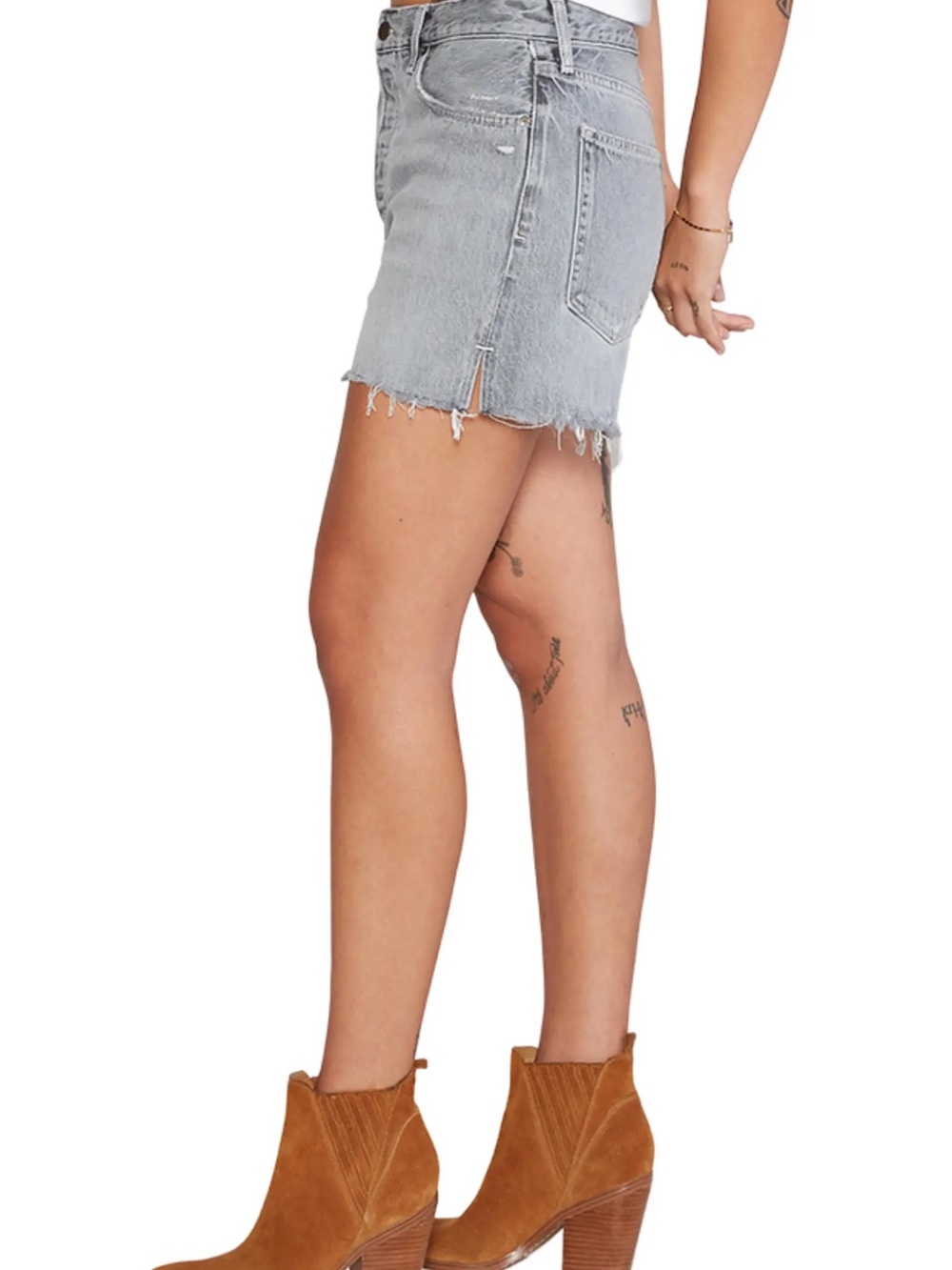 ETICA Haven Relaxed Cutoff Denim Shorts - Picture 4 of 9